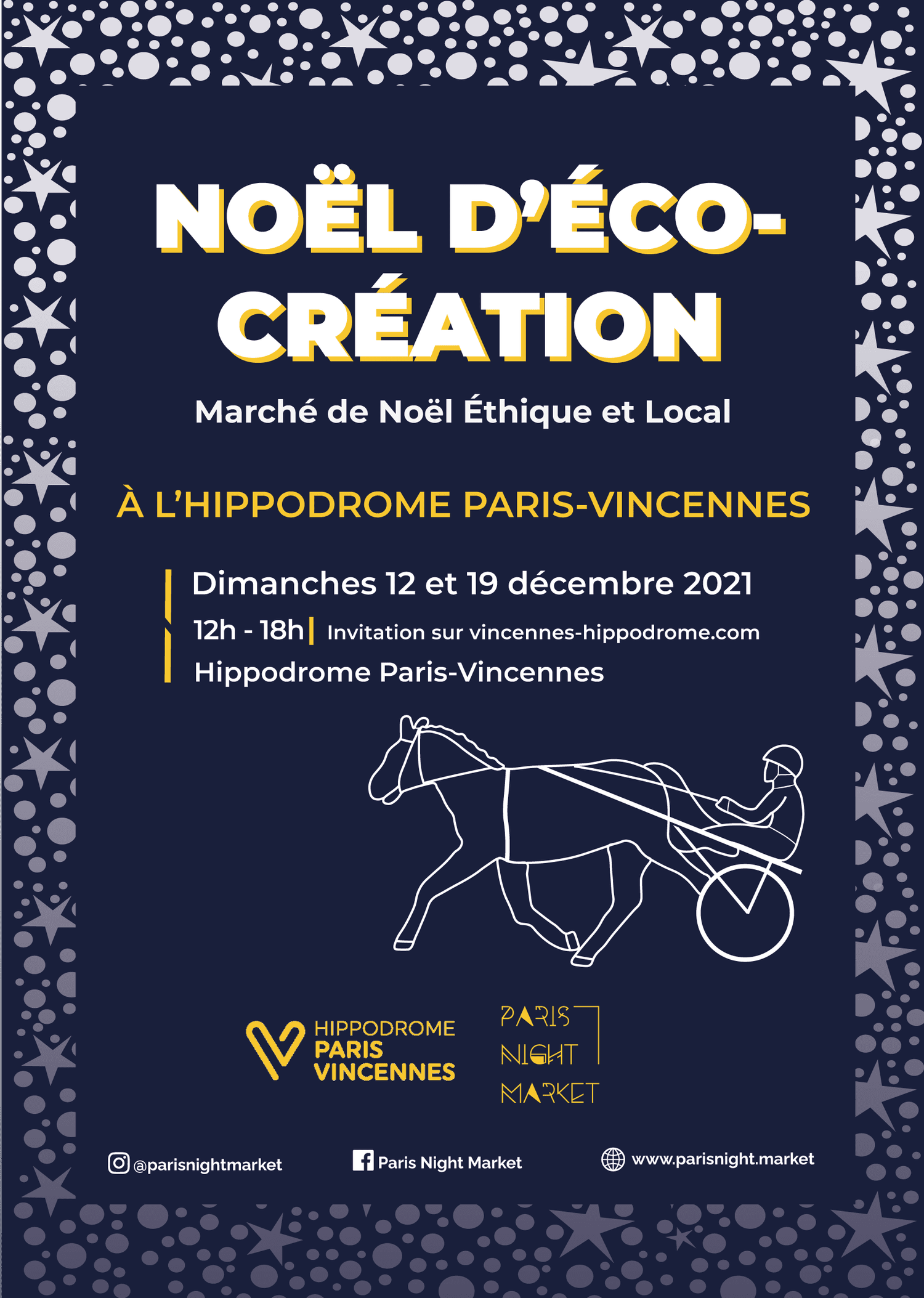 DEUXIÈME DIMANCHE DU NOËL D’ÉCO-CRÉATION À L’HIPPODROME PARIS-VINCENNES