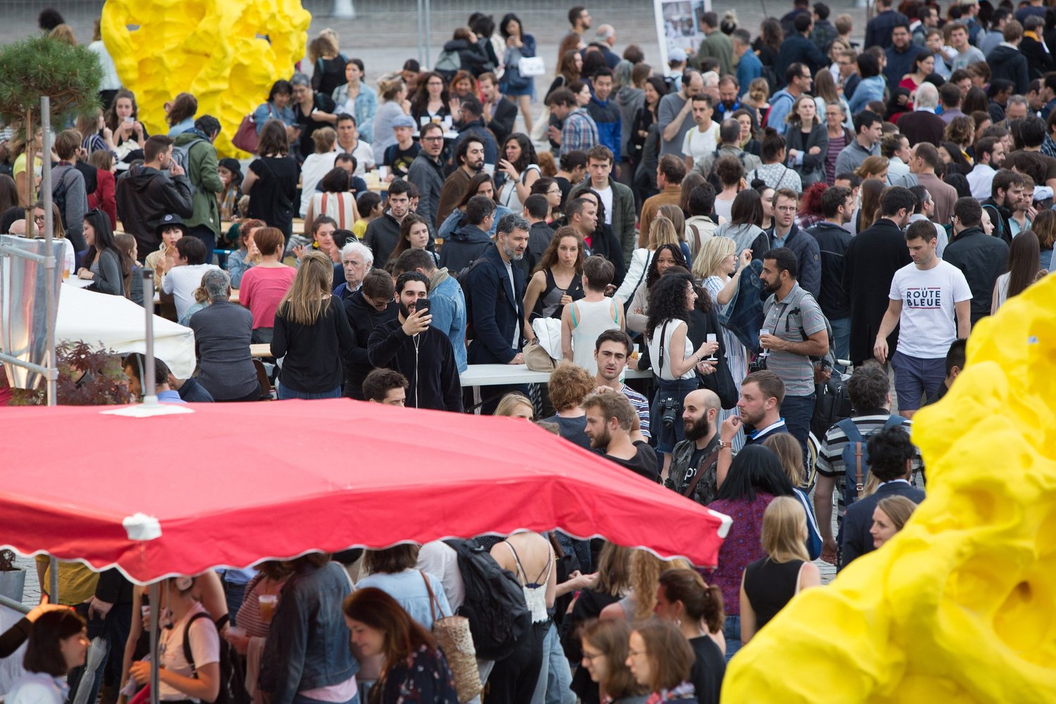 foule lors de l'événement