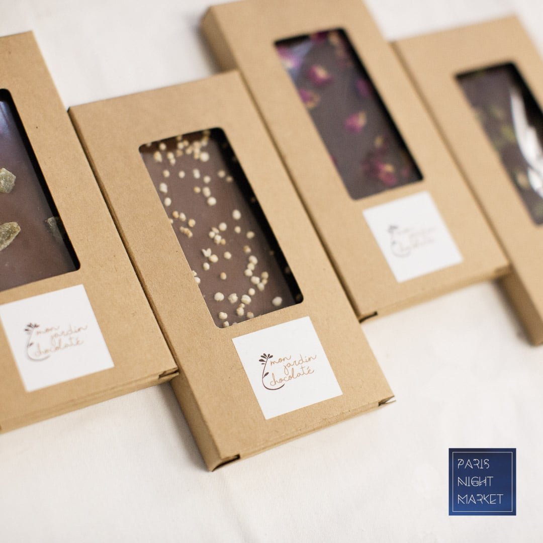 tablettes de chocolat label fabriqué à Paris